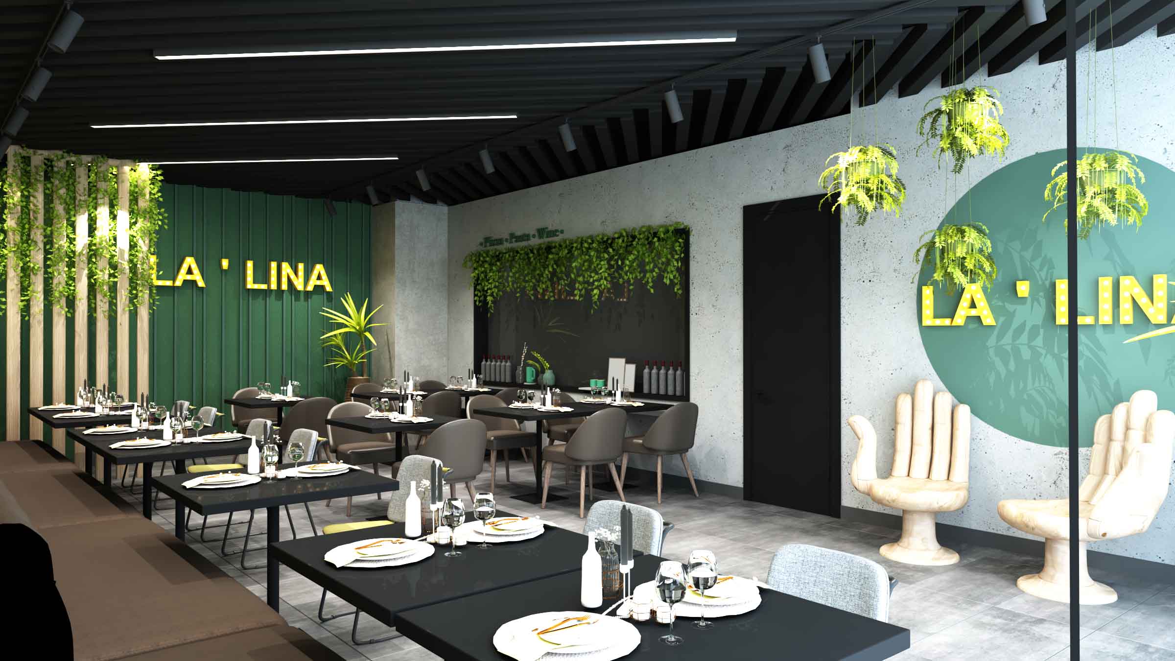 La Lina Restoran Projesi görsel 2